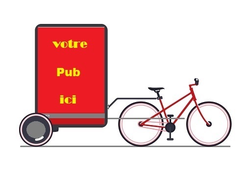 vélo publicitaire